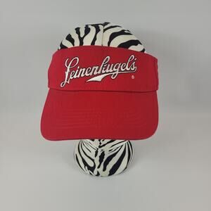 Leinenkugel's Beer Red Golf Visor Cap Hat Adjustable Slide Back One Size